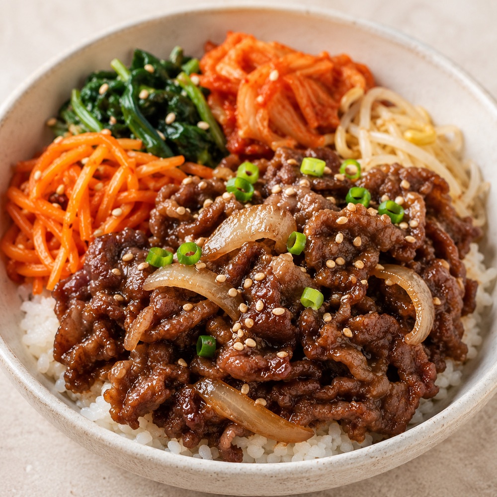 Beef bulgogi bowl at 20 to 1